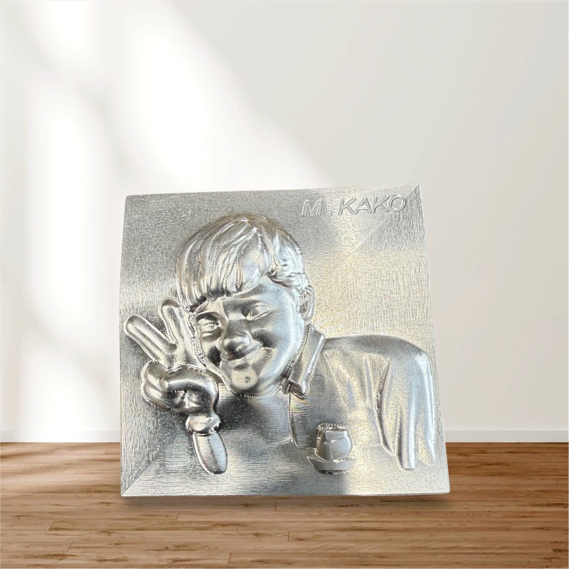『似顔絵の金属アートフィギュア』|PotoMeta - 画像 (2)